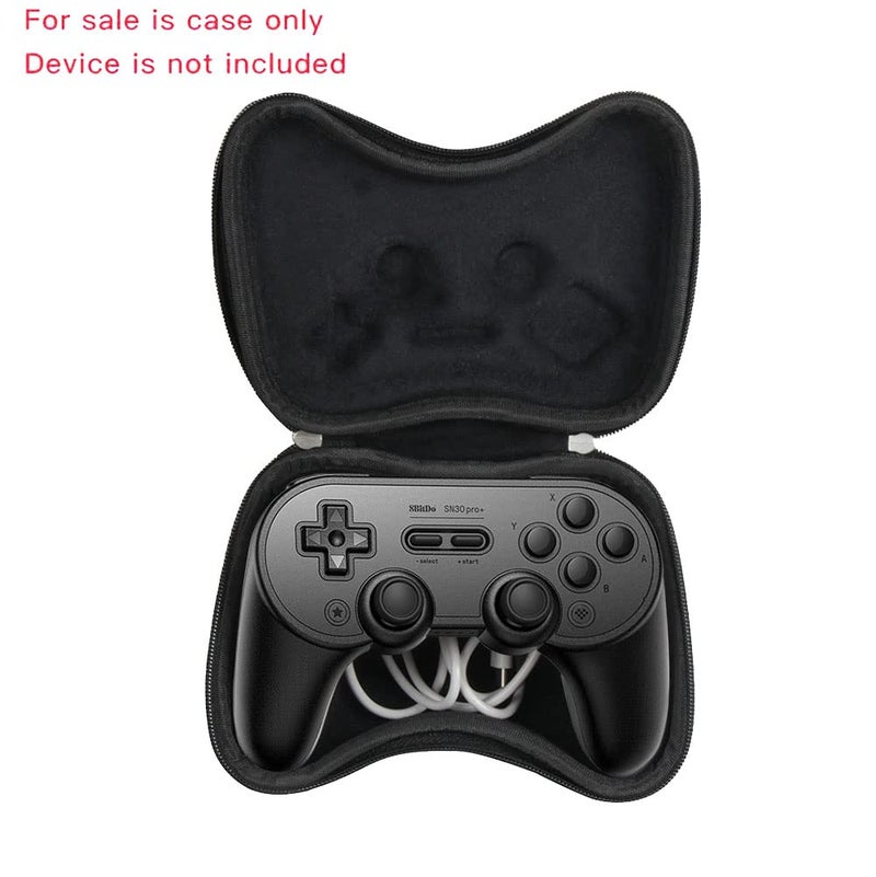 Hermitshell Travel Case for 8BitDo Pro 2 / 8Bitdo Sn30 Pro+ Bluetooth Controller Wireless Gamepad (Black Edition) - Image 2